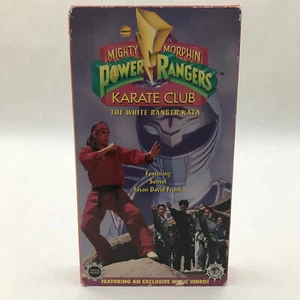Mighty Morphin Power Rangers Karate Club - The White Ranger Kata VHS 1995 Rental - Picture 1 of 13