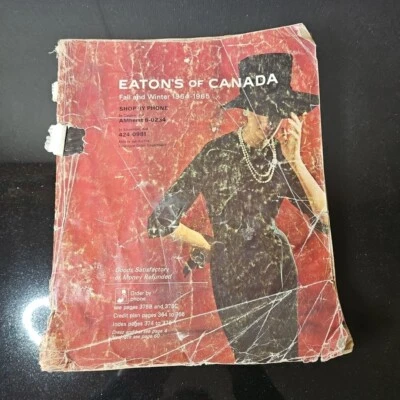 Eatons Of Canada Fall Winter 1965 Catalog Fashion Auto Kitchen Bath Appliances - Image 1 of 4