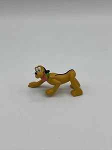 Disney Pluto Dog Toy Figure Small Posable 2.5" Long - Picture 1 of 4