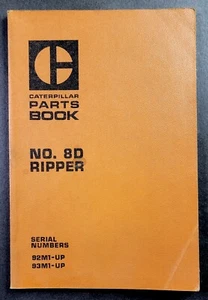 Caterpillar Parts Book No. 8D Ripper 1977 UEG0135S CAT - Picture 1 of 4