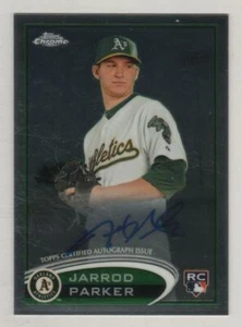 2012 Topps Chrome Rookie Autographs #177 Jarrod Parker Oakland Athletics Auto $8 - Picture 1 of 1
