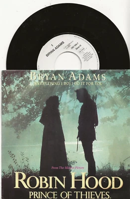 BRYAN ADAMS (EVERYTHING I DO) I DO IT FOR YOU 1991 SINGLE FROM BELGIUM, MINT - Image 1 of 2