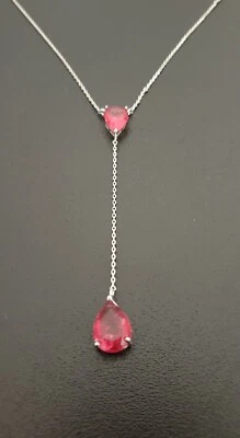 Conllana con pendente zirconia e acrilico - Immagine 1 di 4