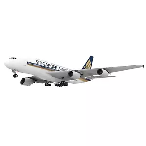 DIY 24CM 1/120 A380 Singapore Airline Civil Airliner Paper Plane Model Aircraft - Picture 1 of 22