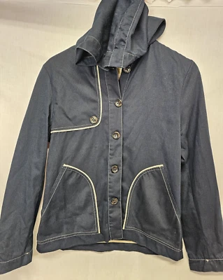 Dear Creatures Navy Military Styled Double Breasted Womens Jacket Size L - Image 1 of 3