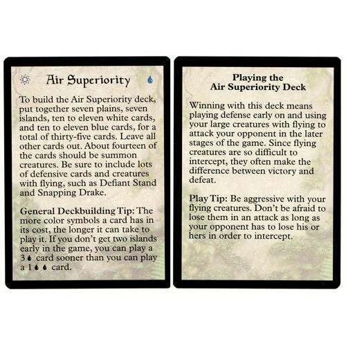 MTG {Air Superiority Strategy Card Version 1}  - Portal #T1 - Image 1 of 1