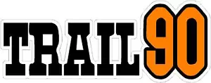 Honda CT90 1974 K5 Trail 90 Airbox Decal, Trail 90 Sticker, Graphics Orange 90 - Bild 1 von 2