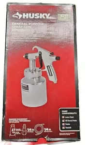 Husky Siphon Feed General Purpose Spray Gun 763003 1000cc ¼" 27gal Min NOS NIB - Picture 1 of 4