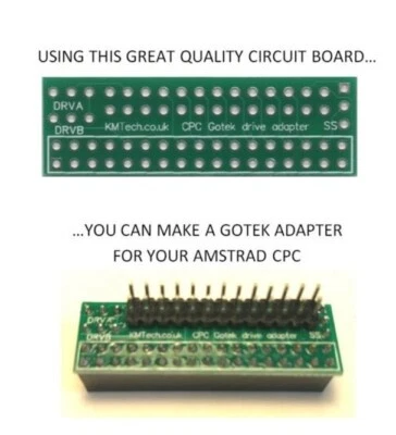 Adattatore unità esterna KMTech Gotek per PCB Amstrad CPC SOLO FAI DA TE!