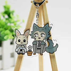 Beastars Cute Legoshi Haru Key Chain Pendants Anime Keychain Key Buckle Rings - Bild 1 von 1