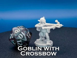 Goblin with Crossbow Miniature for D&D, Dungeons and Dragons, Pathfinder, DND - Picture 1 of 6