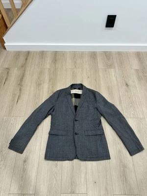 Blazer deportivo Burberry Brit azul gris para hombre talla mediana Foto 1 de 4