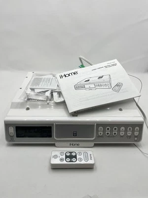 iHome iH36 iPod Dock AM/FM Weather Under Cabinet  w/Remote Hardware Manual Works - Image 1 of 4