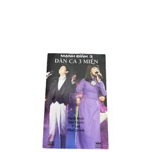 Manh Đình 3  Vietnamese Cassette Dan Ca 3 Mien & Various Artists By Asia - Picture 1 of 5