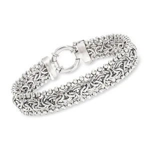 Pulsera Bizantina Borde Cuentas - Imagen 1 de 8