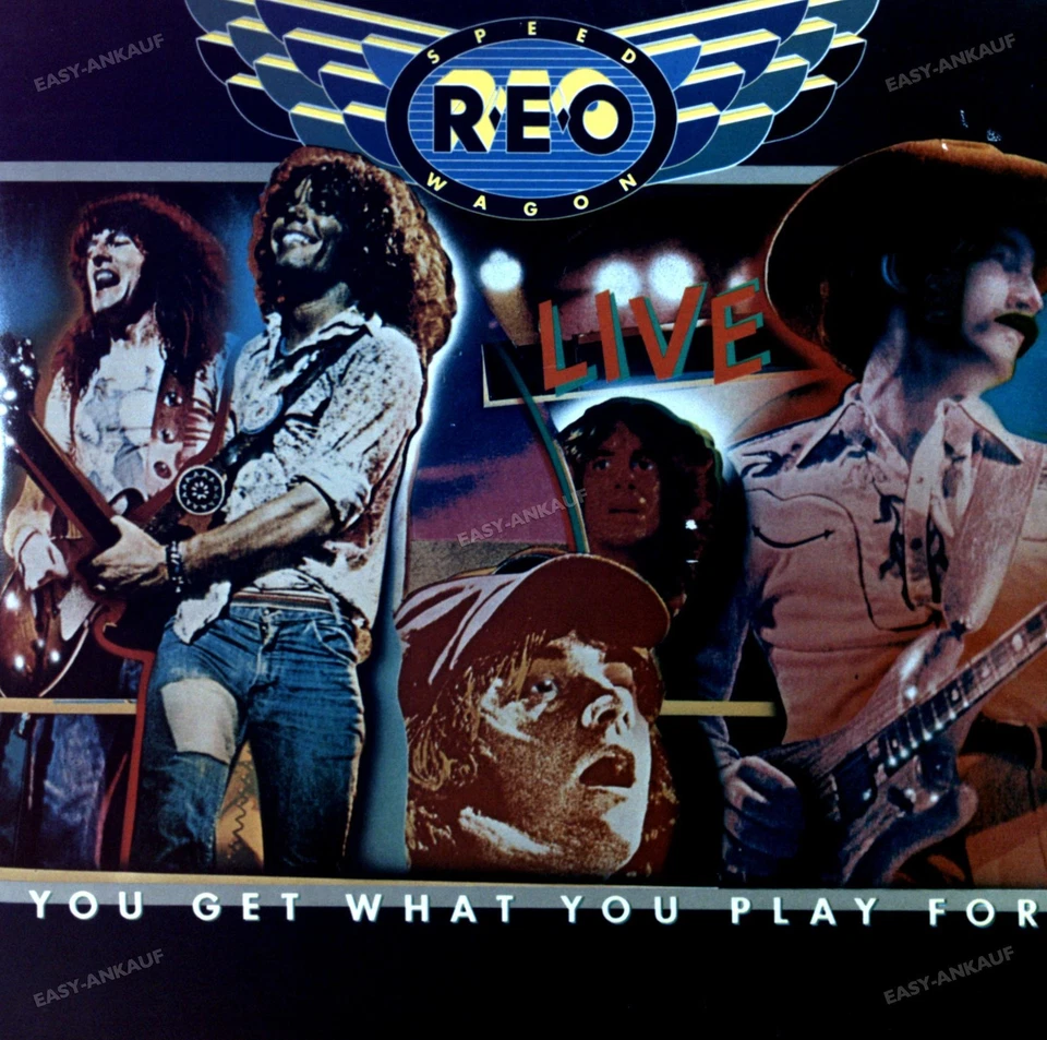 REO Speedwagon - Live-You Get What You Play For 2LP 1977 (VG+/VG+) '* - Image 1 of 1