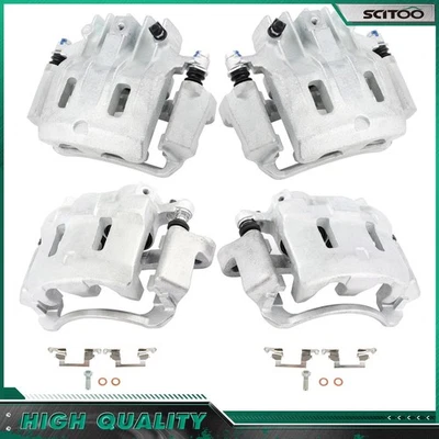 Pinzas de freno delanteras traseras L+R para Ford F-350 Super Duty 1999 2000 2001 2002-2004 Foto 1 de 4
