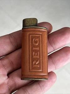 Vintage Collectible REIG metal case for Bic Lighter - Picture 1 of 4