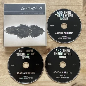 3 disc CD Audiobook AGATHA CHRISTIE And Then There Were None read by D Horovitch - Picture 1 of 8