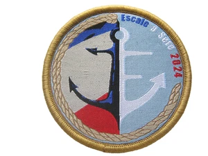 ECUSSON MARINE NATIONALE 2024 ESCALE A SETE 34 SUR SCRATCH 90MM - Picture 1 of 1