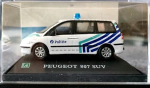 Cararama 1:72 Scale  Peugeot 807 SUV Politie - white  BNIB - Picture 1 of 5
