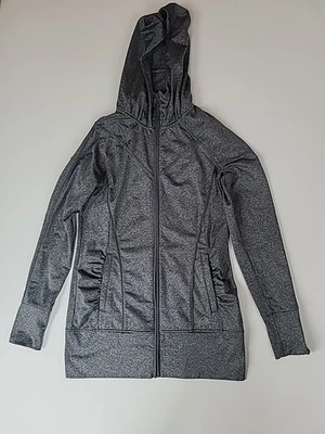MPG Womens Jacket Hoodie Size Small Grey Long Sleeve Zip Pocket - Image 1 of 3