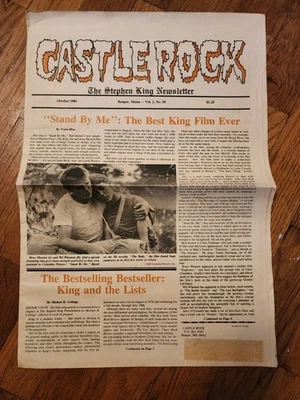 Castle Rock Stephen King Newsletter Vol 2 No 10 - Image 1 of 2