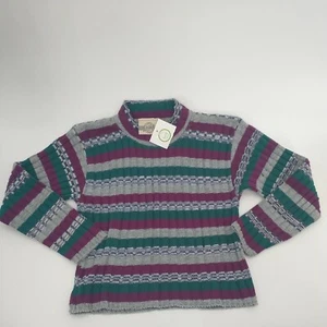 Denim Republic Kids Girls Sweater Turtle Neck Multicolor Size  7 - Picture 1 of 8