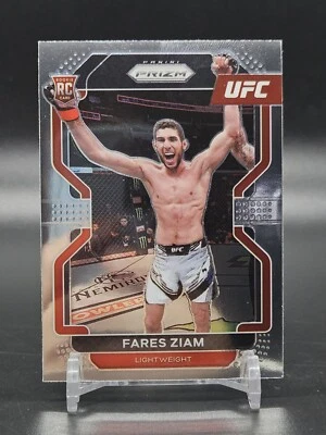2022 Prizm UFC Rookie Card - Fares Ziam - 143  - Image 1 of 2