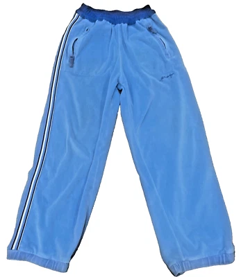 Pantalones deportivos de terciopelo vintage FUBU Y2K Hip Hop ropa de calle para mujer LG Foto 1 de 4