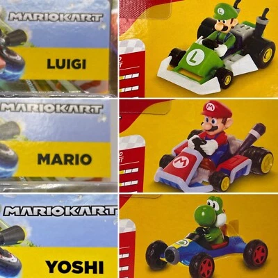 Nintendo Super Mario Bro. Figuras de coleccionista MARIOKART RACERS LUIGI MARIO YOSHI Foto 1 de 4