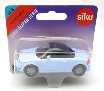 SIKU 1033 Audi TT Roadster light blue. 1:55. metal. blister card. Germany - Image 1 of 2