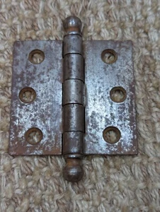 2 1/2" x 2 3/8" Stanley punta de bola de acero bisagra de puerta herrajes de puerta - Imagen 1 de 5