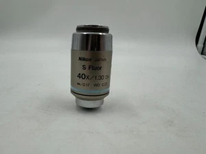 Microscopio Nikon S Fluor 40X 1.30 OIL OBJECT Eclipse TE200 WD 0.22 UK DHL - Imagen 1 de 6