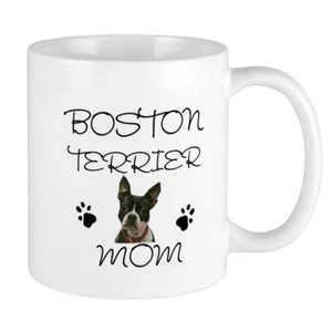 11 Unzen Becher Boston Terrier Mom - Bedruckte Keramik Kaffee Tee Tasse Geschenk - Bild 1 von 1