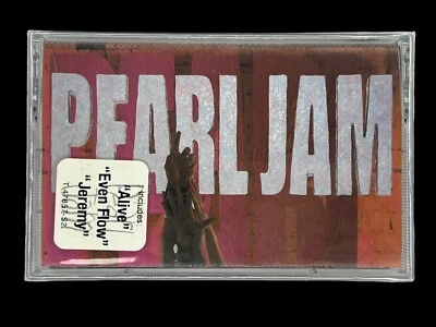 SEALED, Pearl Jam – Ten ZT 47857, Hype Sticker, Audio Cassette, US, 1991 - Image 1 of 4