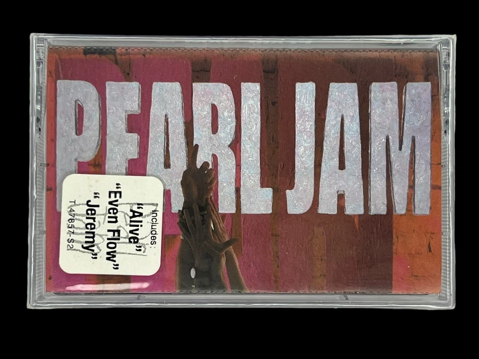 SEALED, Pearl Jam – Ten ZT 47857, Hype Sticker, Audio Cassette, US, 1991 - Image 1 of 4