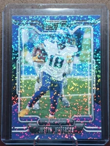 2021 Panini Playbook Football Justin Jefferson #56 Sparkle Case Hit SSP Vikings - Foto 1 di 2