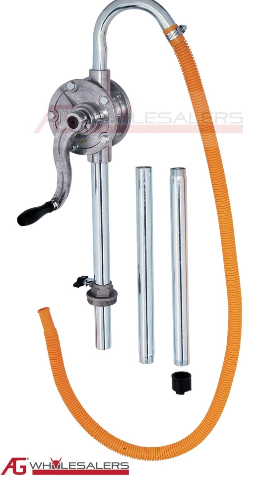 Bomba rotativa manual de aleación de aluminio aceite diésel queroseno tambor de combustible 44 galones 2 años WTY Foto 1 de 1