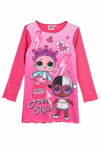 Lol Surprise Muñeca Camisón Manga Larga Pijama Pijama Manga Larga Rosa - Imagen 1 de 2