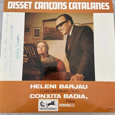 HELENI BARJAU (Carlo del Monte)/Badia:Cancons Catalanes (ES Eurodisc 5006/M/sig) - Bild 1 von 4