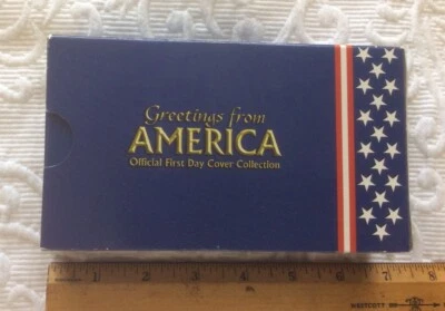 50 States Greetings from America Complete set in case Full Color envelopes 2002 - Image 1 of 4