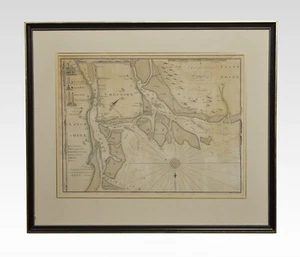 Chart of the Harbour of Liverpool | Nautical Map in Ebonised Frame - Picture 1 of 3