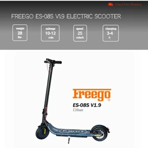 FREEGO ES-08S V1.9 URBAN ELECTRIC BATTERY SCOOTER *FREE SHIPPING* - Picture 1 of 5
