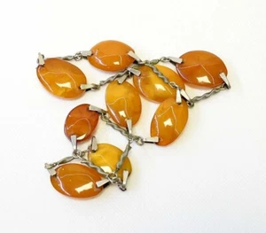COLLAR ANTIGUO NATURAL ANTIGUO ANTIGUO HUEVO CARAMELO YEMA ÁMBAR BÁLTICO 32,6 gramos - Imagen 1 de 6