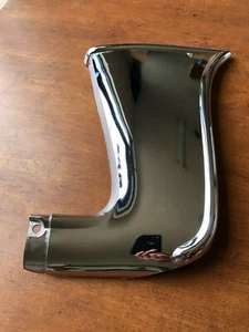 NOS 1951-52 LH fender chrome shield Mfg. 1370911 - Picture 1 of 4