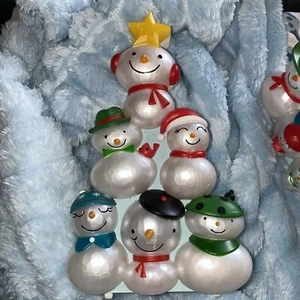 Hallmark 2014 Christmas Concert Snowmen Tree Topper 8" Works - Picture 1 of 3
