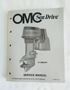 1989 GENUINE OMC SEA DRIVE 16 AMRARF Boat Repair & Service Manual 507762 - Picture 1 of 2