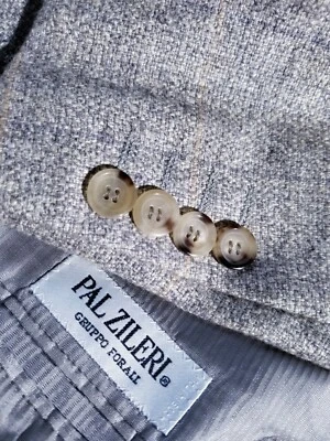 Abrigo Deportivo Blazer 40R Pal Zileri Naranja Beige SEDA CACHEMIRA Tweed Lienzo Foto 1 de 4