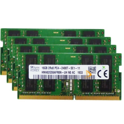 SK Hynix 4x 16GB 2RX8 PC4-24088T PC4-19200S CL17 SO-DIMM Laptop Memory RAM - Image 1 of 4